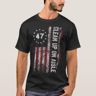 T-shirt Nettoyage dans l'allée 47 Impeach 47 Anti Trump 86