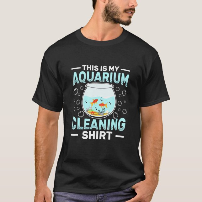 T-shirt Nettoyage d'aquarium - Aquarist (Devant)