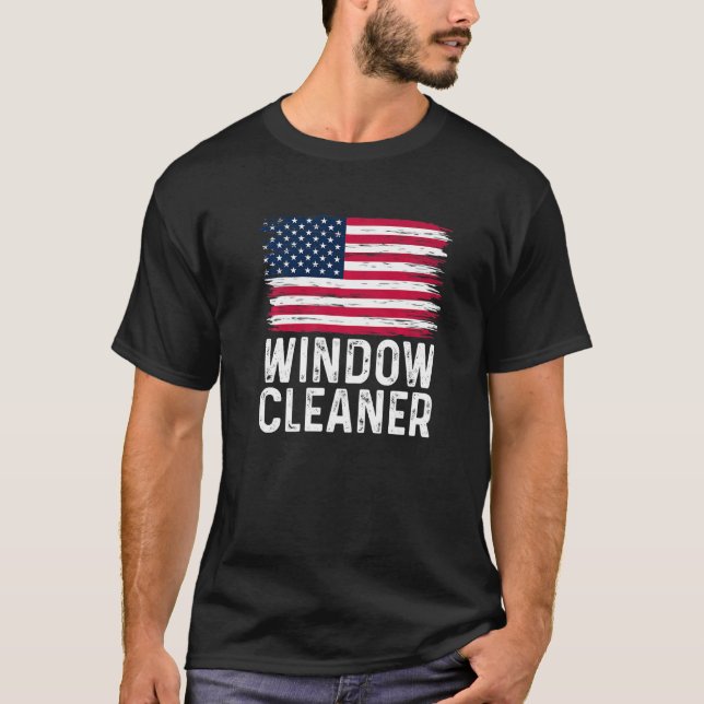 T-shirt Nettoyage de fenêtre 60 (Devant)