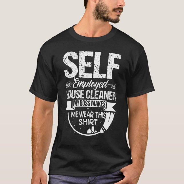 T-shirt Nettoyage de la maison Entreprises autonomes (Devant)