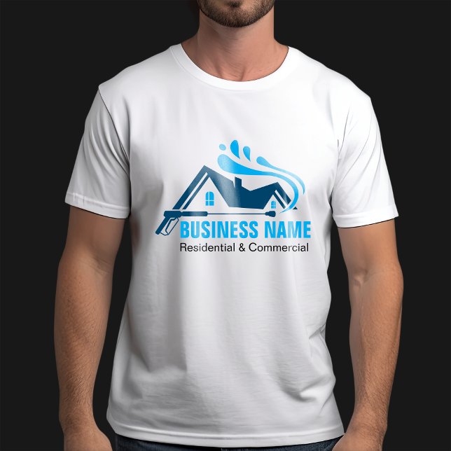 T-shirt Nettoyage de l'alimentation par lavage de pression (Créateur téléchargé)