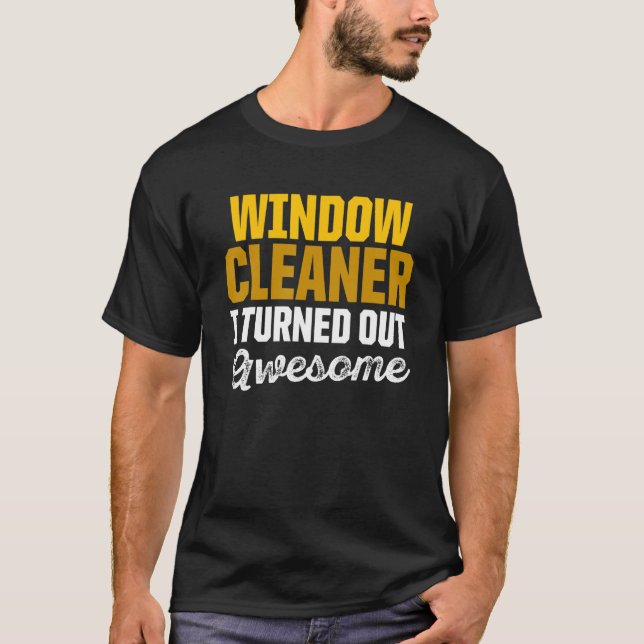 T-shirt Nettoyage des fenêtres 16 (Devant)