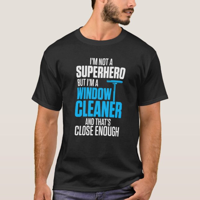 T-shirt Nettoyage des fenêtres 41 (Devant)