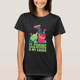 T-shirt Nettoyage Ménage Ménage Lady Nettoyage Humour Est