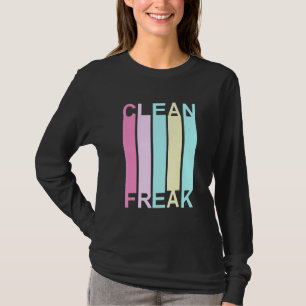 T-shirt Nettoyer Freak Nettoyant Lady Ocd Retro