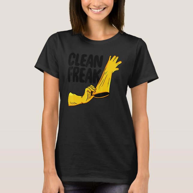 T-shirt Nettoyer l'équipe de nettoyage des femmes de Freak (Devant)