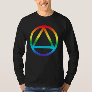 T-shirt Nettoyer Sober Lesbian Recovery Aa Na Sobriety Lgb