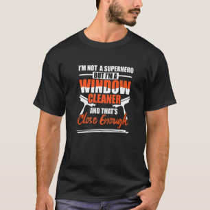 T-shirt Nettoyeur de fenêtres Héros Nettoyage 1