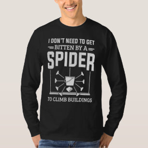 T-shirt Nettoyeur De Fenêtres Je N'Ai Pas Besoin D'Être Ca
