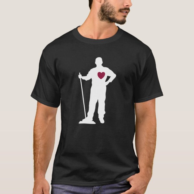 T-shirt nettoyeur gardien nettoyeur gardien pour w (Devant)