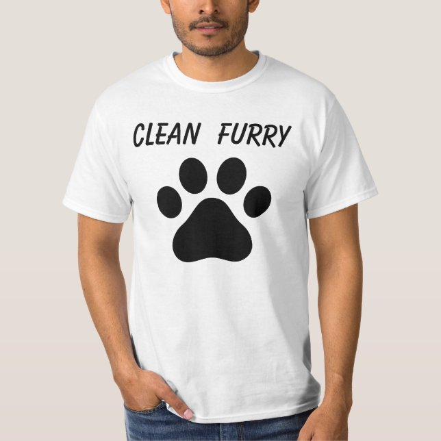 T-shirt Nettoyez la chemise velue de fierté (Devant)
