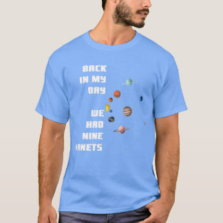 T-shirt Neuf planètes - Premiu Astronome des sciences spat