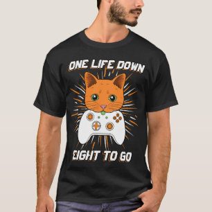 T-shirt Neuf Vit Gamer Slogan Orange Blanc Cartographie Ch