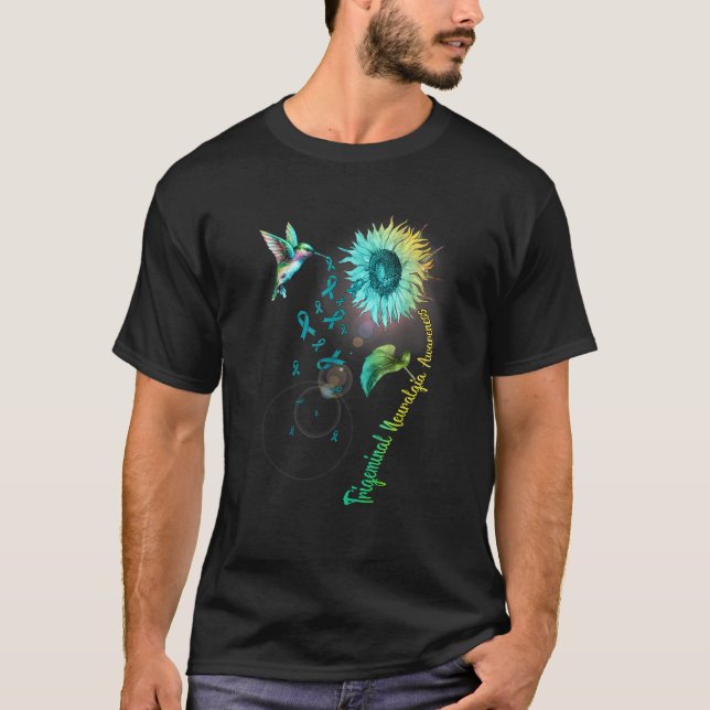 T-shirt Neuralgie trigeminal Tournesol Hummingbird T Chemi (Devant)