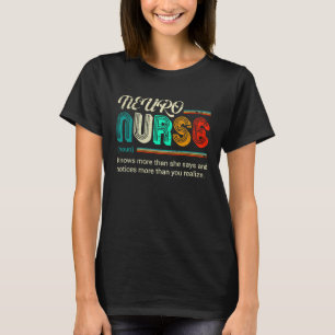 T-shirt NEURO Nurse Definition Citation Style Vintage