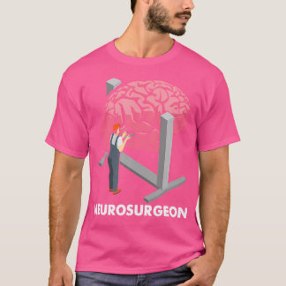 T-shirt Neurochirurgien Neurologie Neuroscience Cerveau Do
