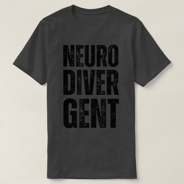 T-shirt Neurodivergent Fierté TDAH Sensibilisation sur l'a (Design devant)