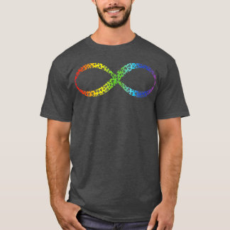 T-shirt Neurodivergent Sensibilisation Infinité Arc-en-cie