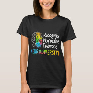 T-shirt Neurodiversité, Célébrez le spectre. Le cerveau 
