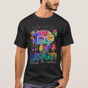 T-shirt Neurodiversité Cerveau Sensibilisation sur l'autis