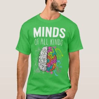 T-shirt Neurodiversité Cerveau TDAH Sensibilisation sur l'