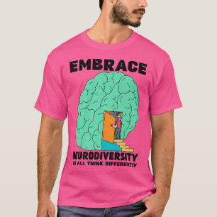 T-shirt Neurodiversité Chemise Enfants Embrasser le TDAH A