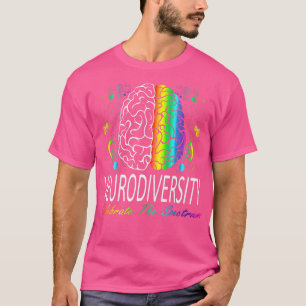 T-shirt Neurodiversité - spectre autistique TDAH TDAH arc-