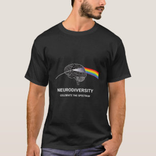 T-shirt Neurodiversité Spectre Autistique Troubles Tdah Ar