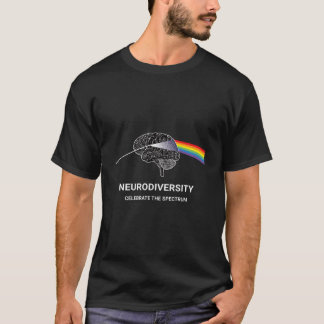 T-shirt Neurodiversité Spectre Autistique Troubles Tdah Ar