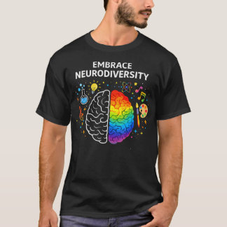 T-shirt Neurodiversité - Spectre Autistique TSA TDAH Arc-e