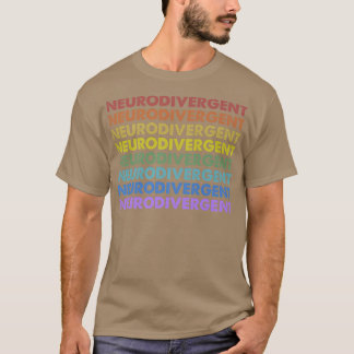 T-shirt Neurodiversité vintage rétro Sunset