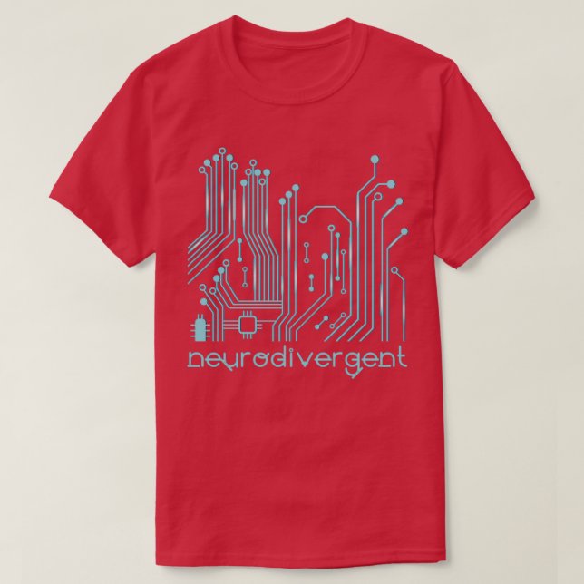 T-shirt Neurodivertissement Autisme TDAH Aspergers Aspie N (Design devant)