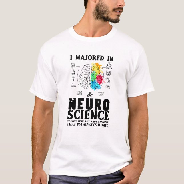 T-shirt Neuroscience (Devant)
