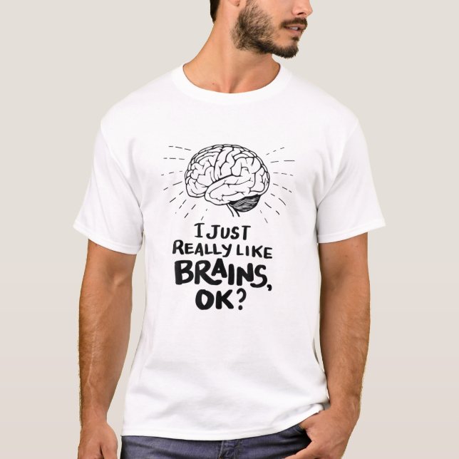 T-shirt Neuroscience Neurologie Docteur J'Aime Vraiment B (Devant)