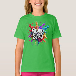 T-shirt NEUROSPICY neurodiversity autism adhd dyslexia