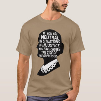 T-shirt Neutralité égale oppression" en style Silhouette