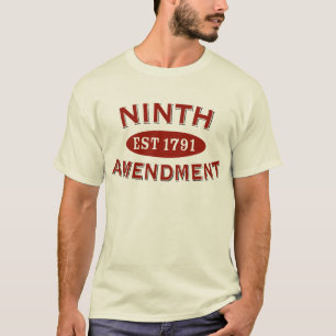 T-shirt Neuvième est 1791 d'amendement