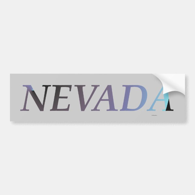 T-SHIRT Nevada Autoaufkleber (Vorne)