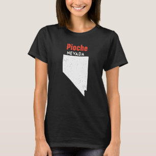 T-shirt Nevada États-Unis Amérique Voyage Nevadan Pioche