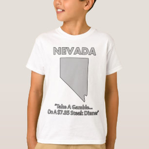 T-shirt Nevada - Prenez un pari... sur un dîner de steak à