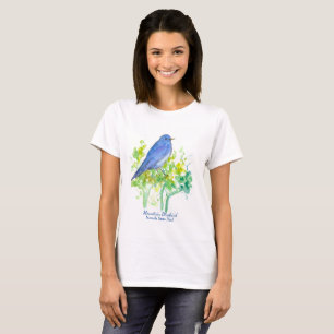 T-shirt Nevada Souvenir Désert Sagebrush Bluebird