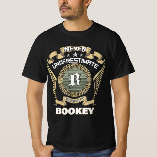T-shirt Never underestimate power of a BOOKEY