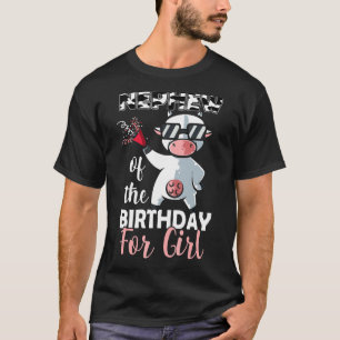 T-shirt Neveu de la fille qui fête son anniversaire Vache