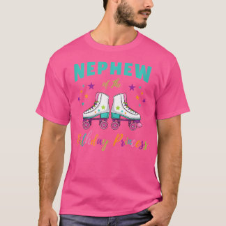 T-shirt Neveu de la princesse de l'anniversaire patin à ro