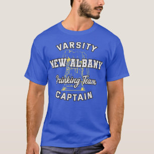 T-shirt New Albany Drinking Team Captain Indiana Beer Love