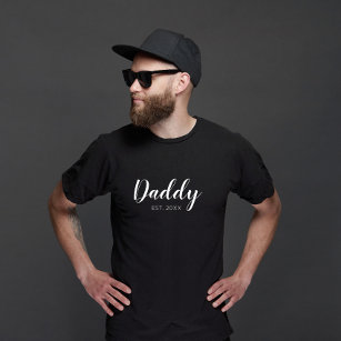 T-shirt New Daddy Etabli 2022 typographie