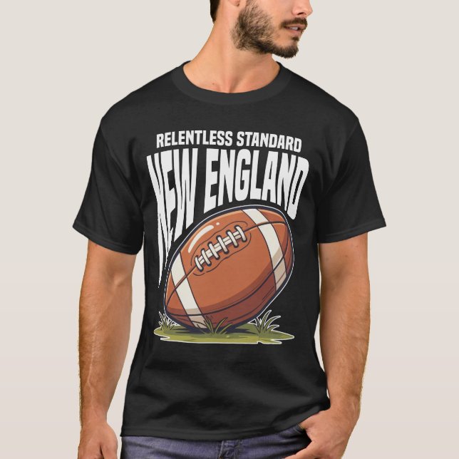 T-SHIRT NEW ENGLAND RELENTLESS STANDARD - NEW ENGLAND FOOT (Devant)