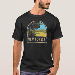 T-shirt New Forest National Park Angleterre Vintage