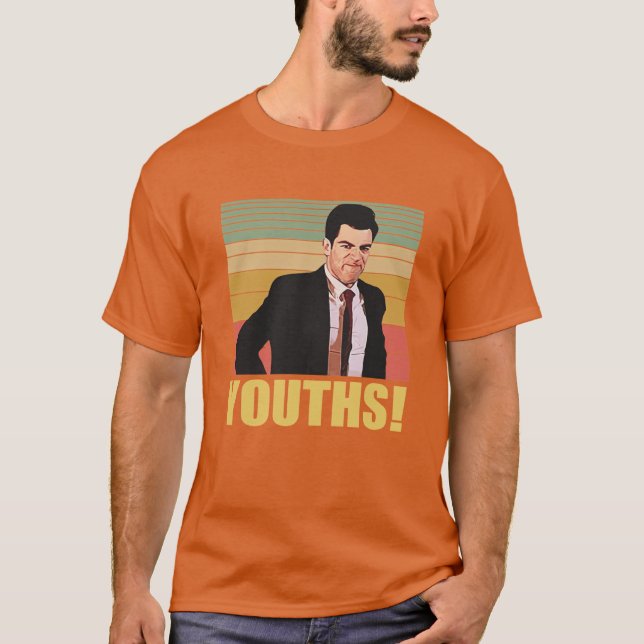 T-shirt New Girlv Show 15Jessica Day Nick Miller Youths Wi (Devant)