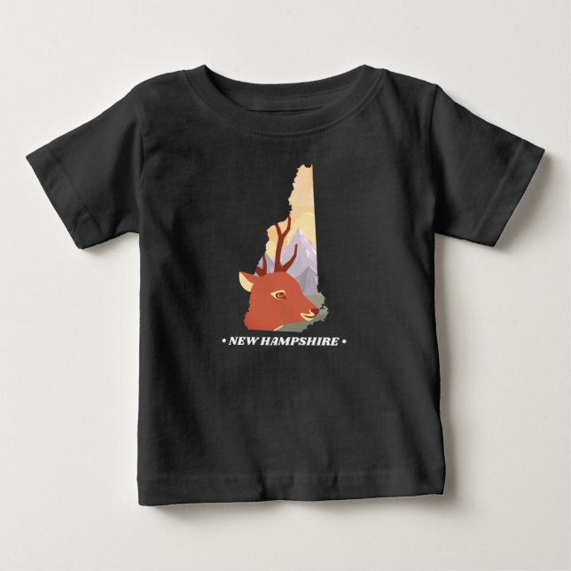 T-shirt New Hampshire Baby (Devant)